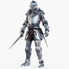 Knight (Rigged) model